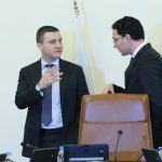 Министерски съвет заседание Владислав Горанов - мин. на финансите Даниел Митов - мин. на външните работи