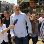 Протест на Слави Трифонов