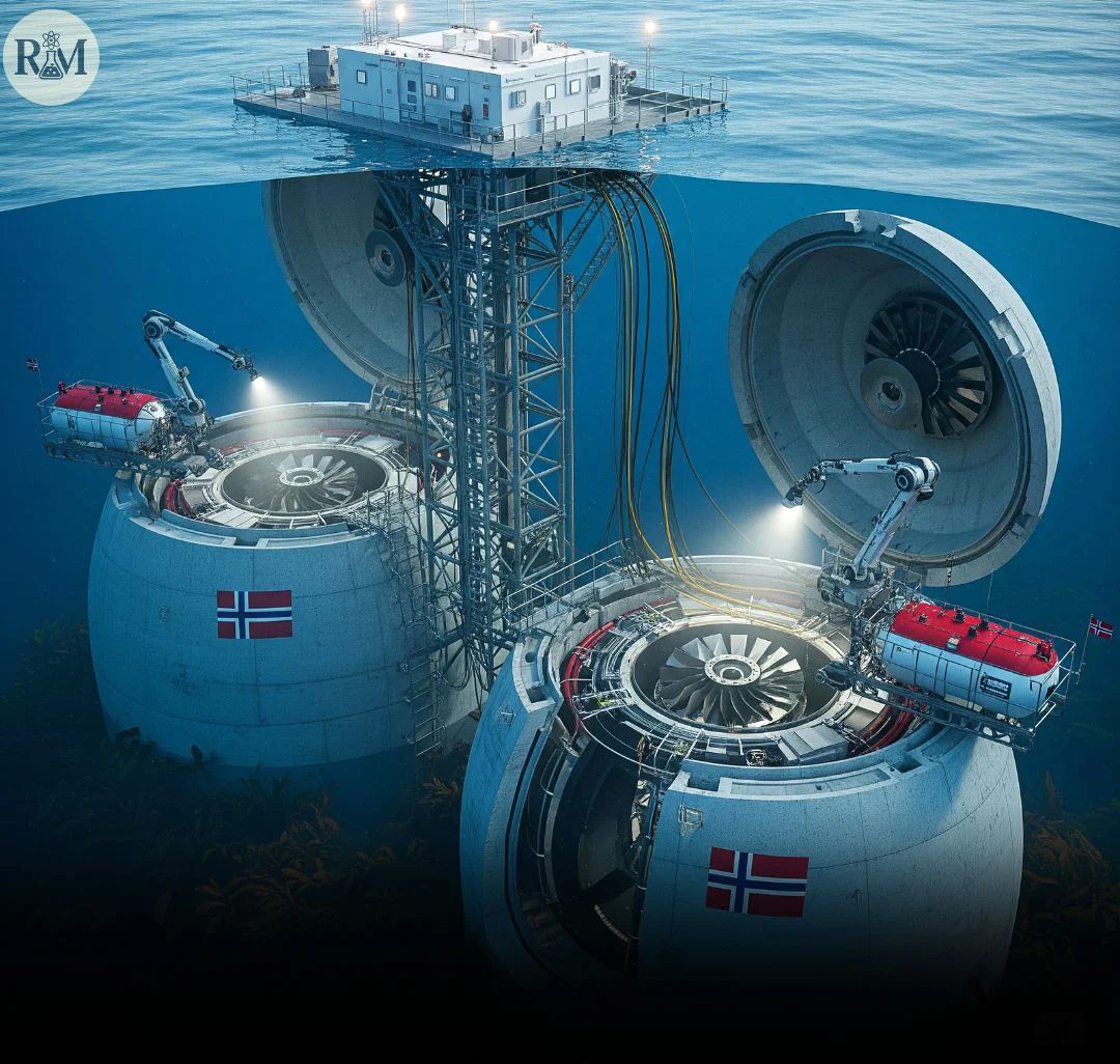 Норвегия създаде подводна батерия, захранвана от налягането на океана