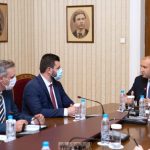 Среща на Румен Радев с ръководството на партия Граждански демократичен съюз от Северна Македония