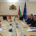 Александър Пулев посланика на Германия у нас Н.Пр. Ирене Планк
