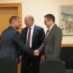Александър Пулев президента на AmCham Bulgaria Томи Вер Елст и Иван Михайлов