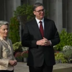 Александър Вучич Урсула фон дер Лайен Белград