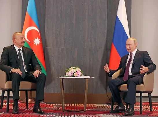 Алиев, Путин