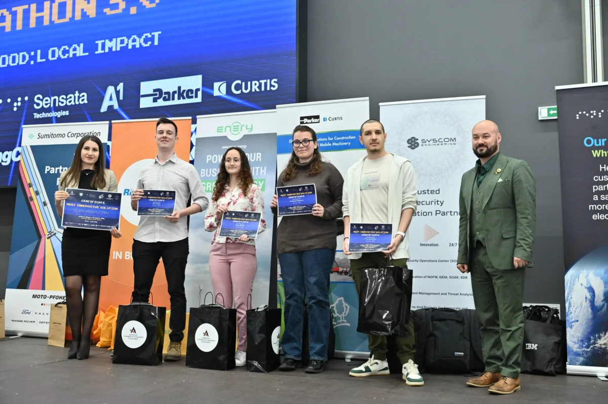 amcham hackathon most innovative solution team argus ibm