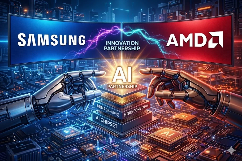 AMD и Samsung разширяват партньорството си за новото поколение памет HBM4