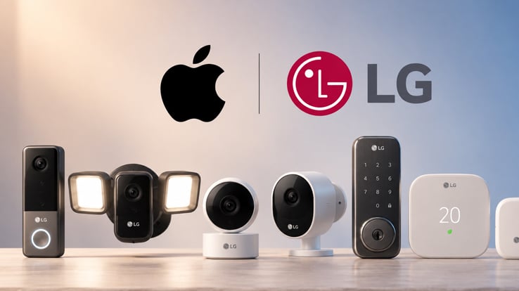 Apple и LG подготвят нова серия устройства за умния дом : ключалка, термостат и звънец