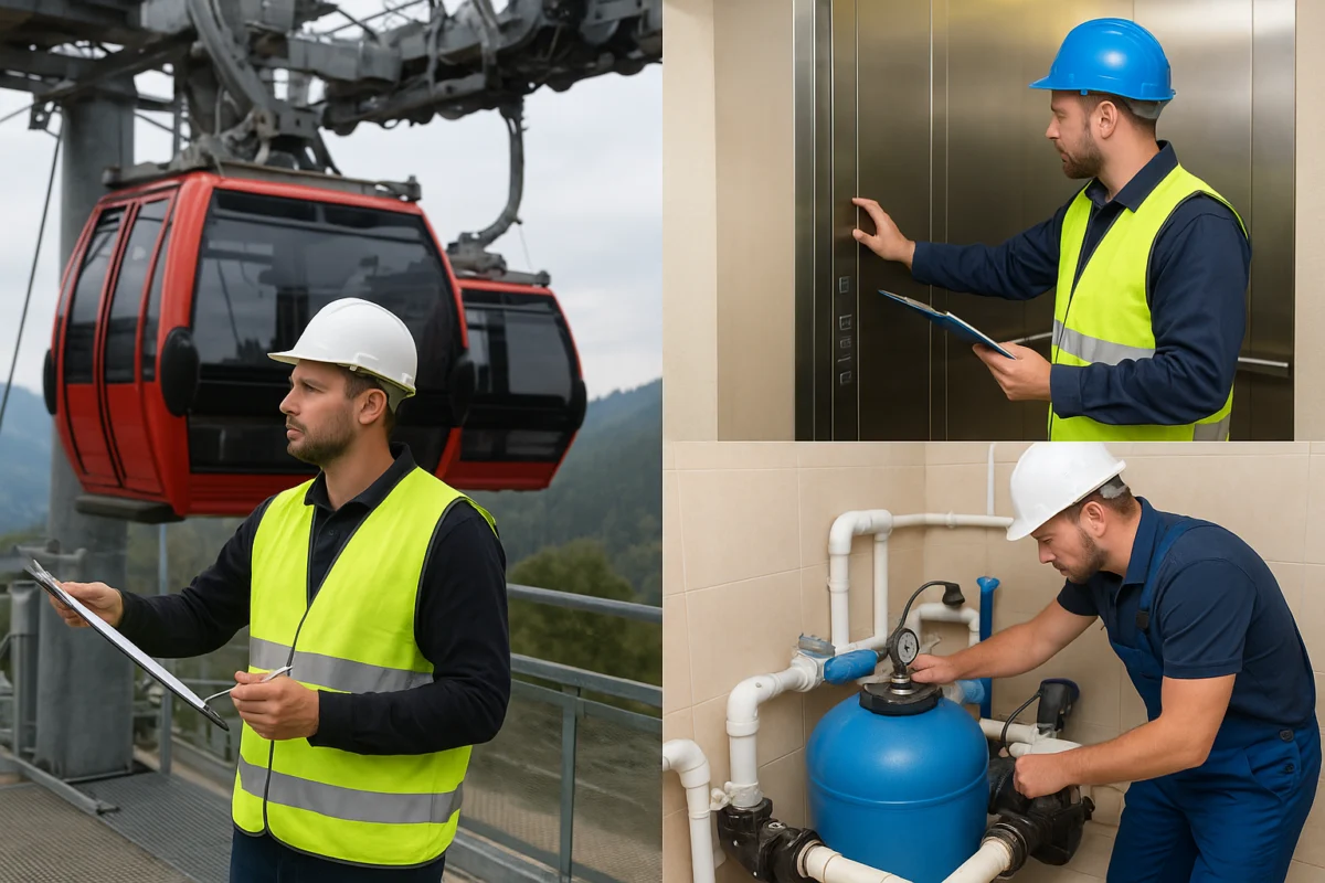 Служители от Главна дирекция Инспекция за държавен технически надзор при