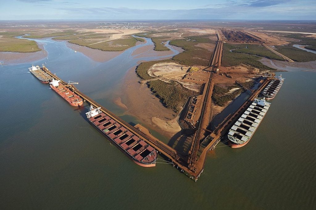 Австралия пристанище FMG-Port