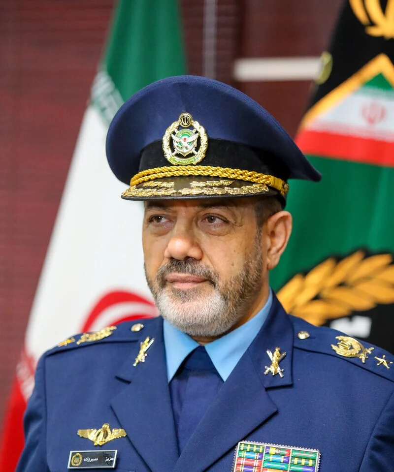Aziz_Nasirzadeh_in_2024 министърът на отбраната на Ислямската република генерал-майор Азиз Насирзаде