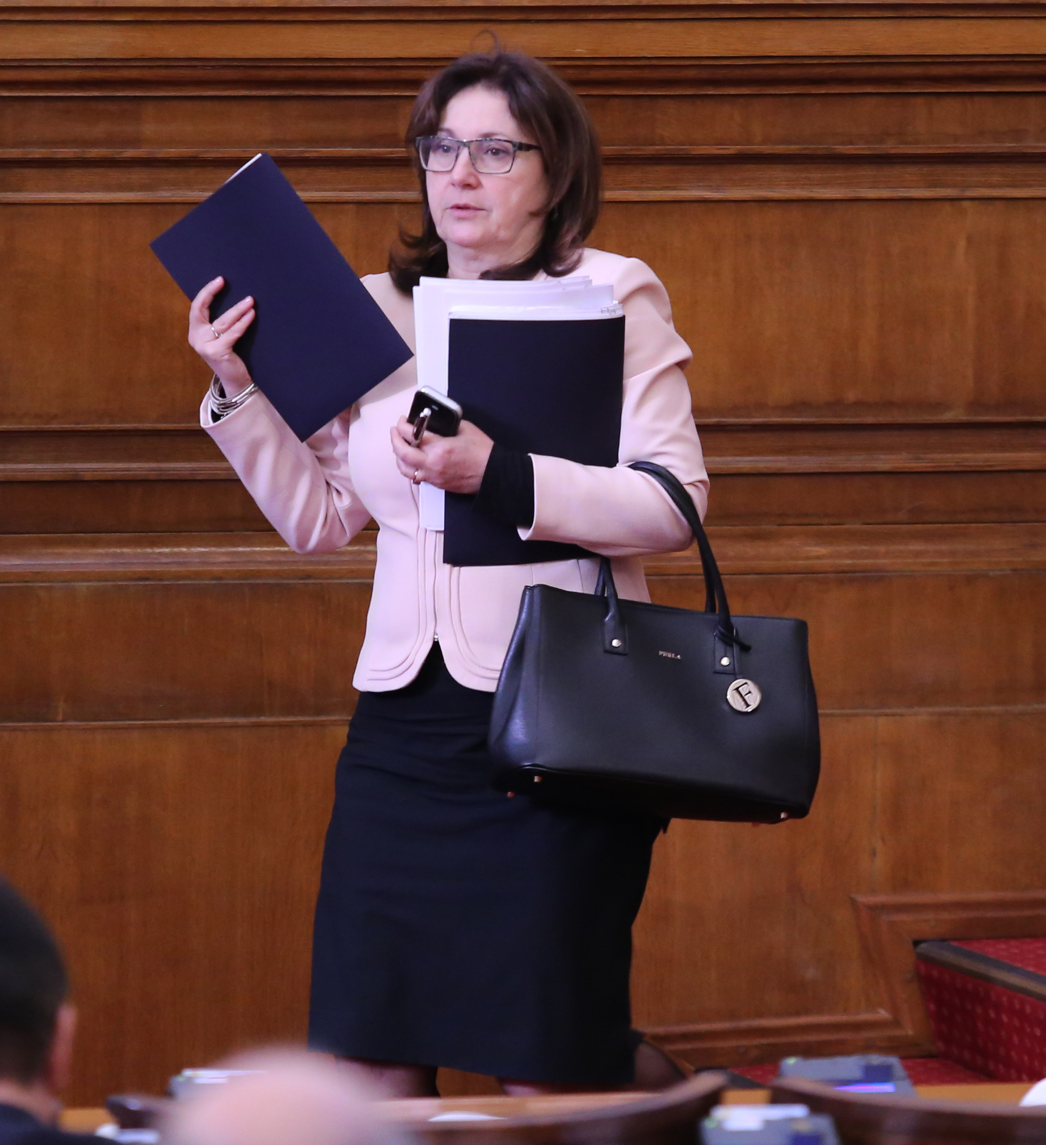 Парламент Румяна Бъчварова - министър на вътрешните работи