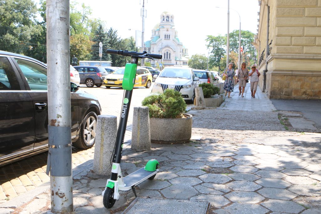 тротинетки, Електрически тротинетки Йорданка Фандъкова