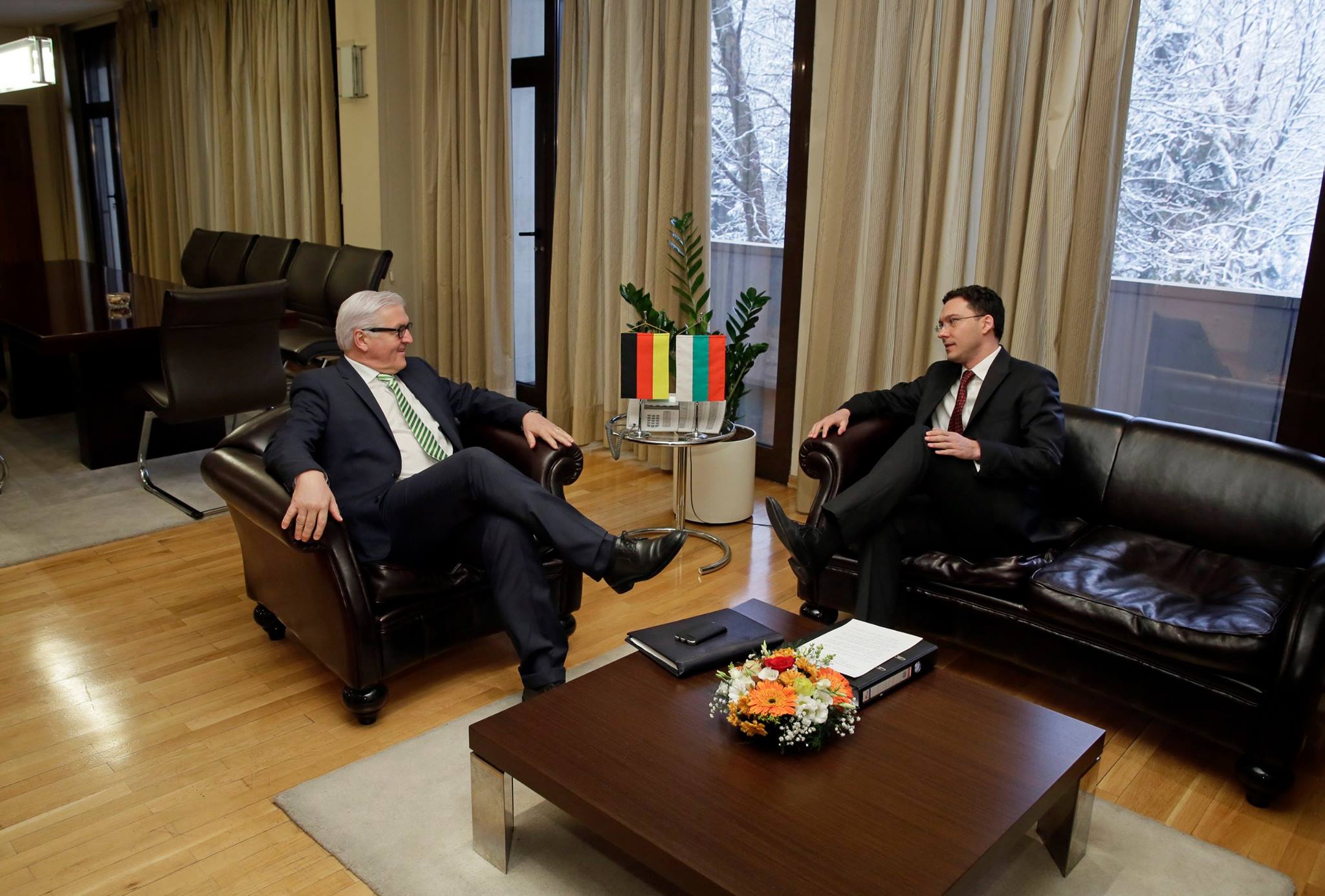 Франк-Валтер Щайнмайер за ТПС да се слага: Снимка: Facebook Frank-Walter Steinmeier