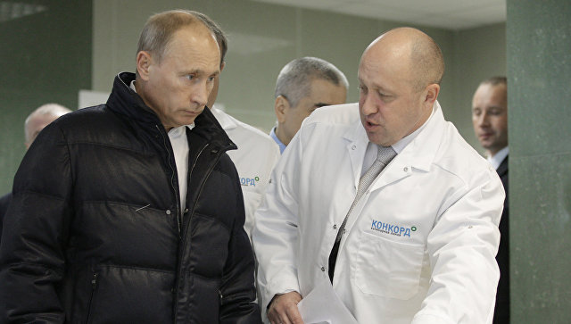 владимир путин евгений пригожин