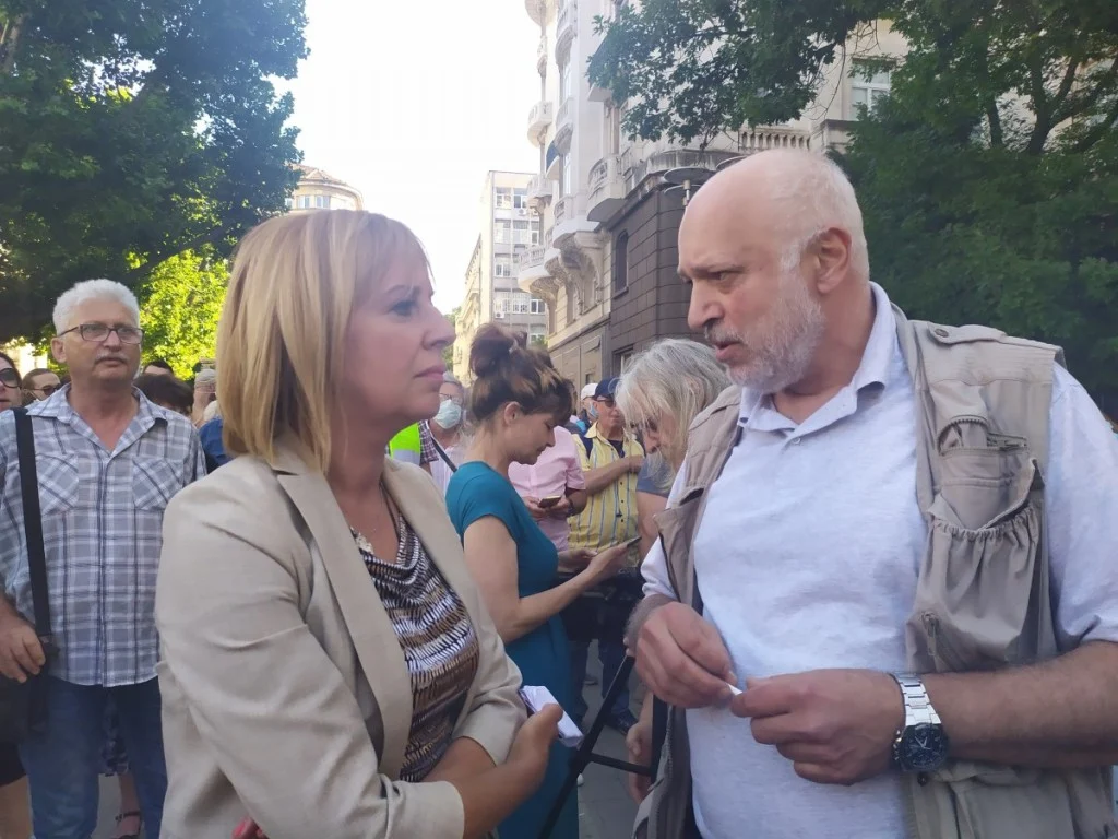 Мая Манолова и проф. Велислав Минеков