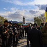 Протест за Украйна пред паметника на съветската армия