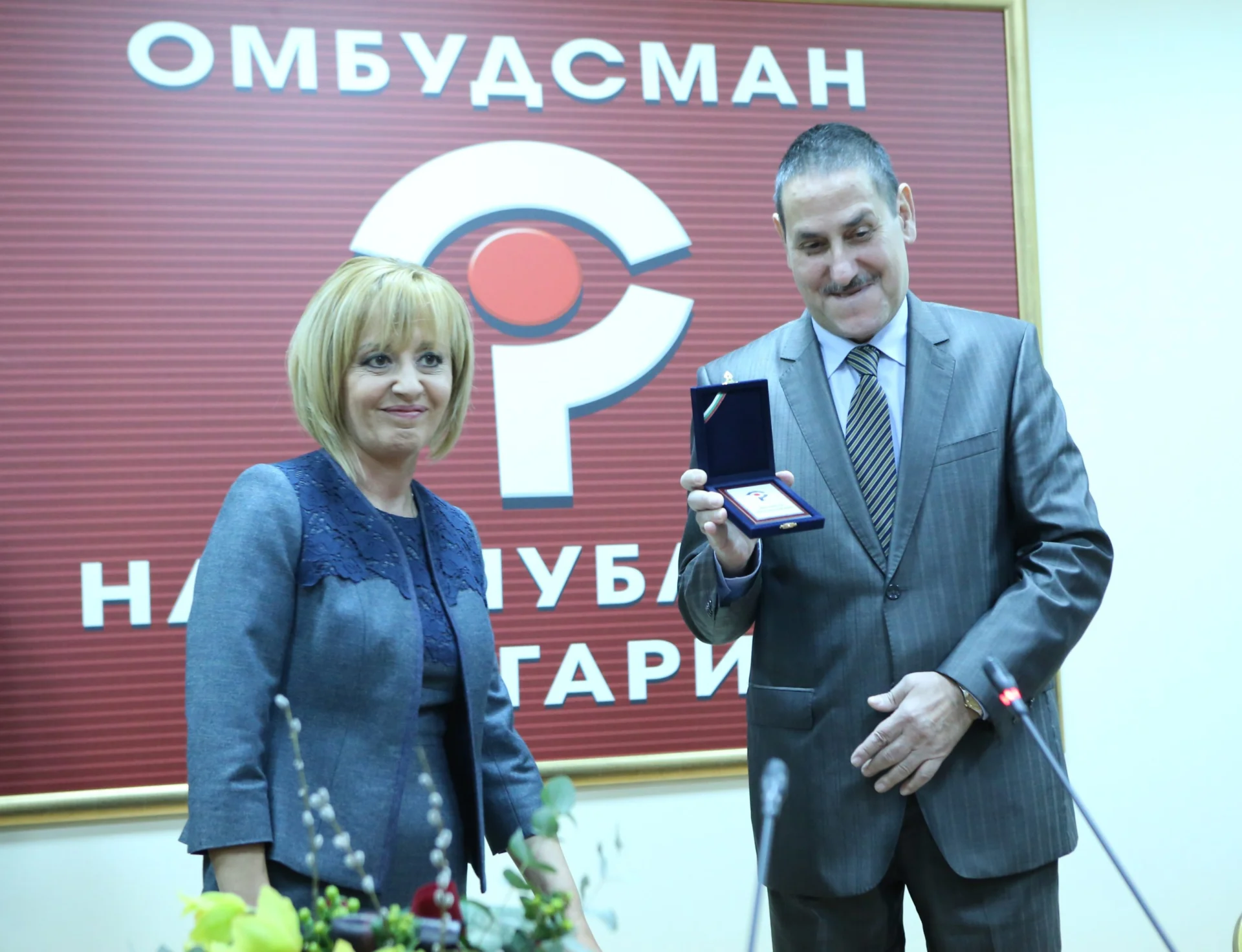 Встъпване в длъжност на новия омбудсман на Република България Мая Манолова. Мая Манолова