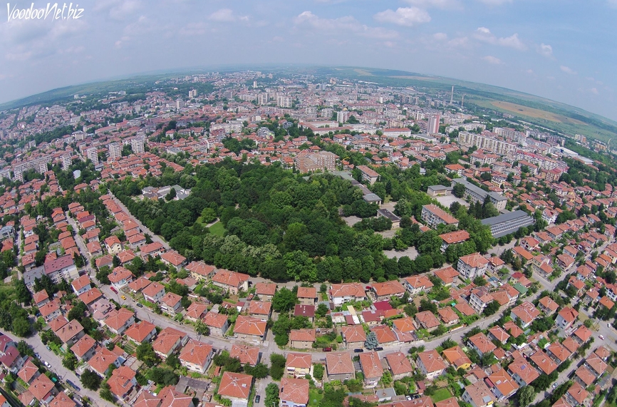 Плевен - поглед отвисоко