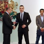президентът Румен Радев  прие Димитър Бербатов и Луиш Фиго. Двамата са организатори на благотворителния мач "All Stars 2017"