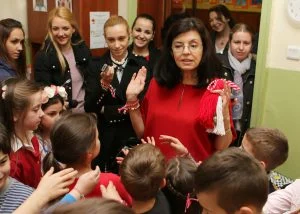 министърът на образованието и науката Меглена Кунева посети 31. СУЧЕМ „Иван Вазов“ - София