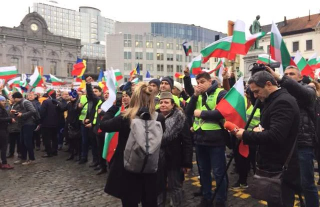 протест превозвачи Брюксел