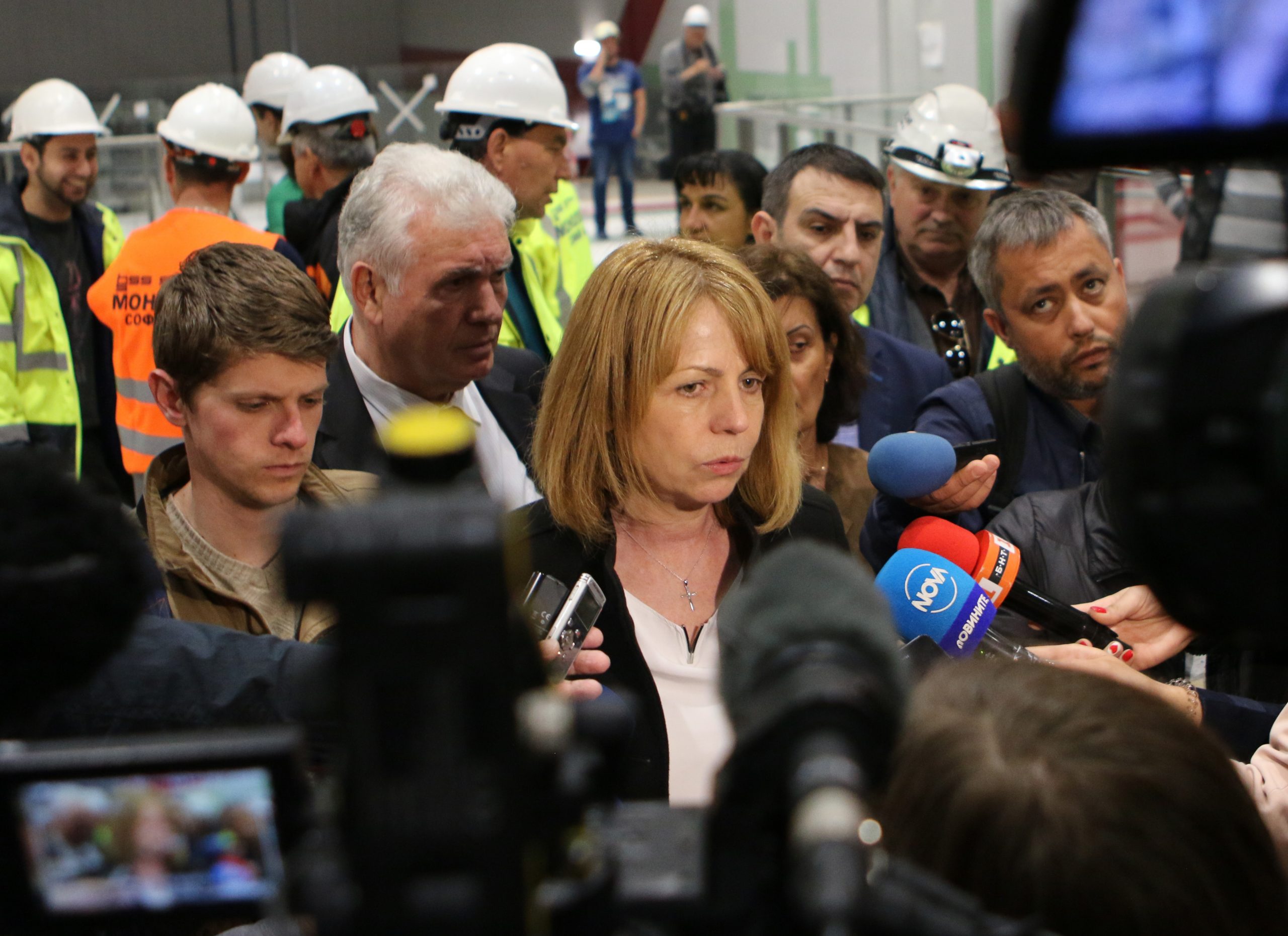 Йорданка Фандъкова инспекция на новите петростанции метро