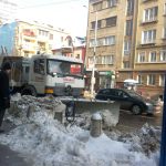сняг спирка на градски транспорт