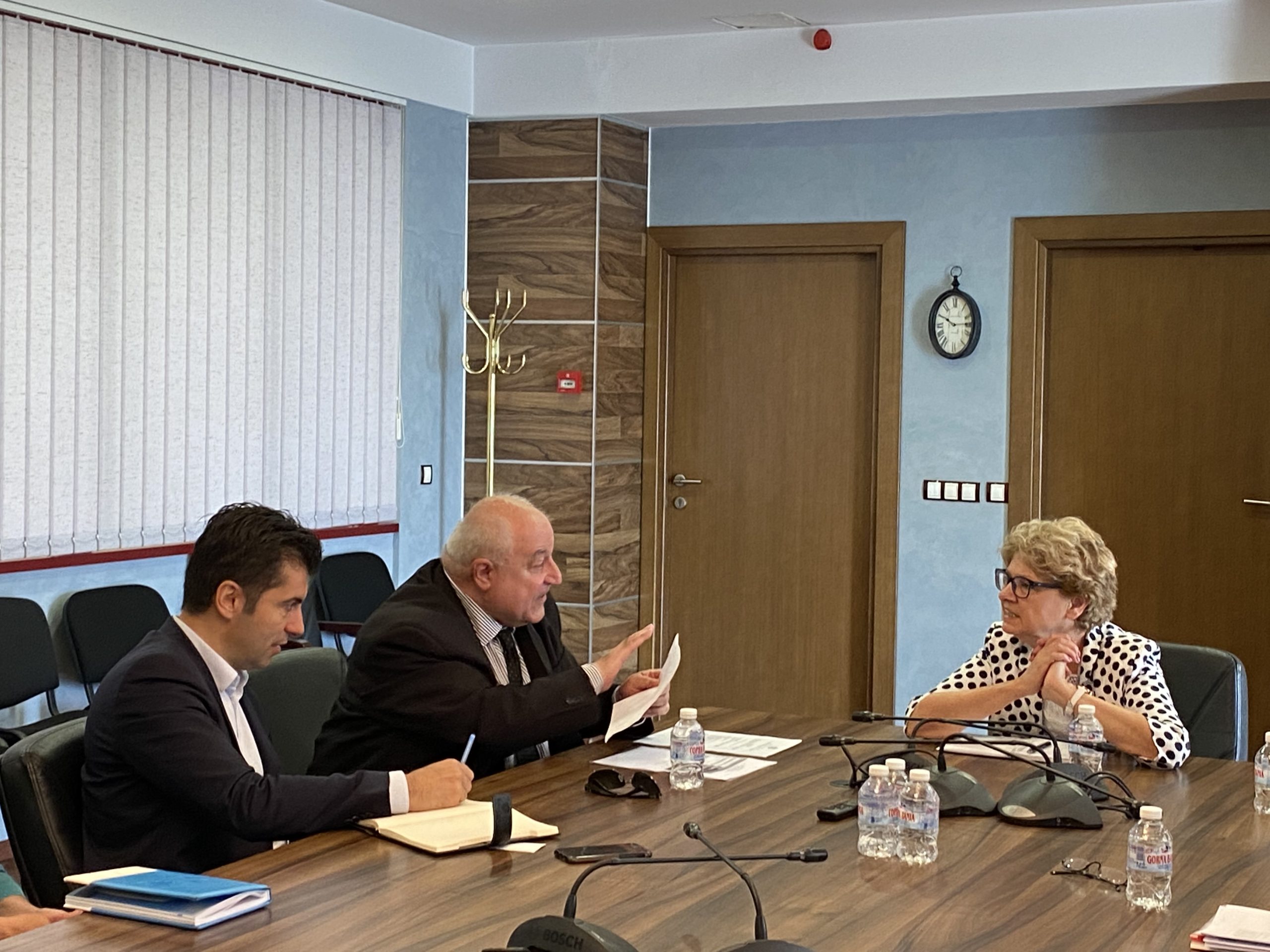 Министърът на регионалното развитие и благоустройството арх. Виолета Комитова министър на околната среда и водите Асен Личев