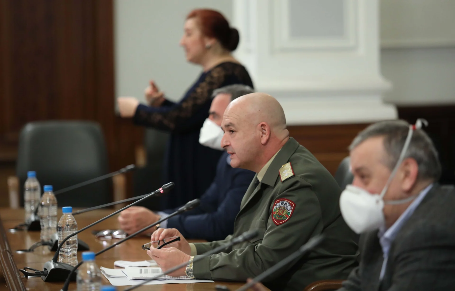 Министерски съвет брифинг Национален оперативен щаб ген. Мутафчийски