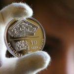 БНБ сребърна монета 150 г. От построяването на моста на Кольо Фичето над река Бяла
