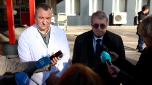 Д-р Валентин Димитров и проф. Христо Хинков