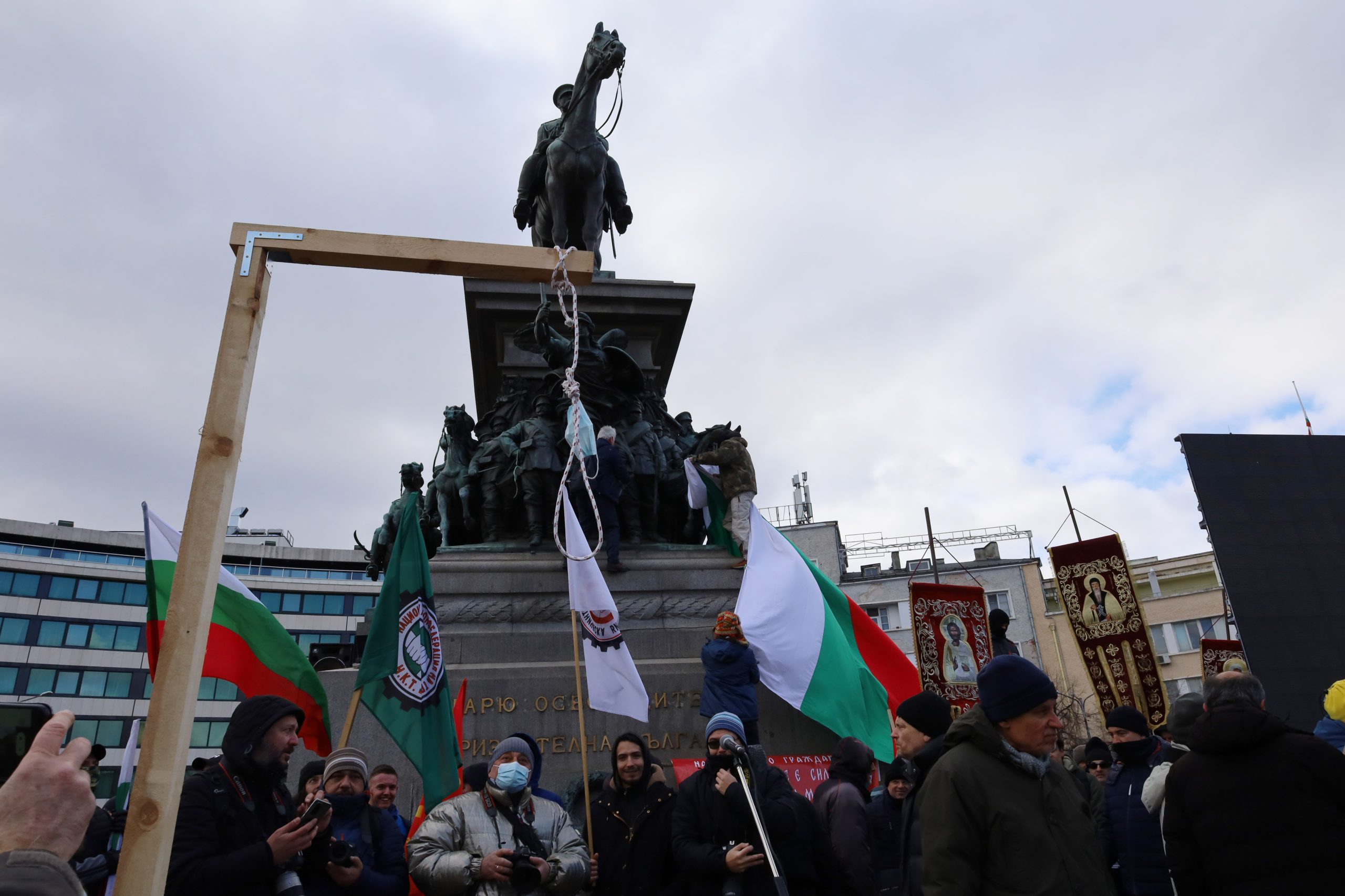 Протест срещу зеления сертификат