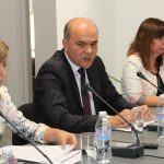 Министерство на труда и социалната полититка Пресконференция Бисер Петков - министър Зорница Русинова - зам. мин.