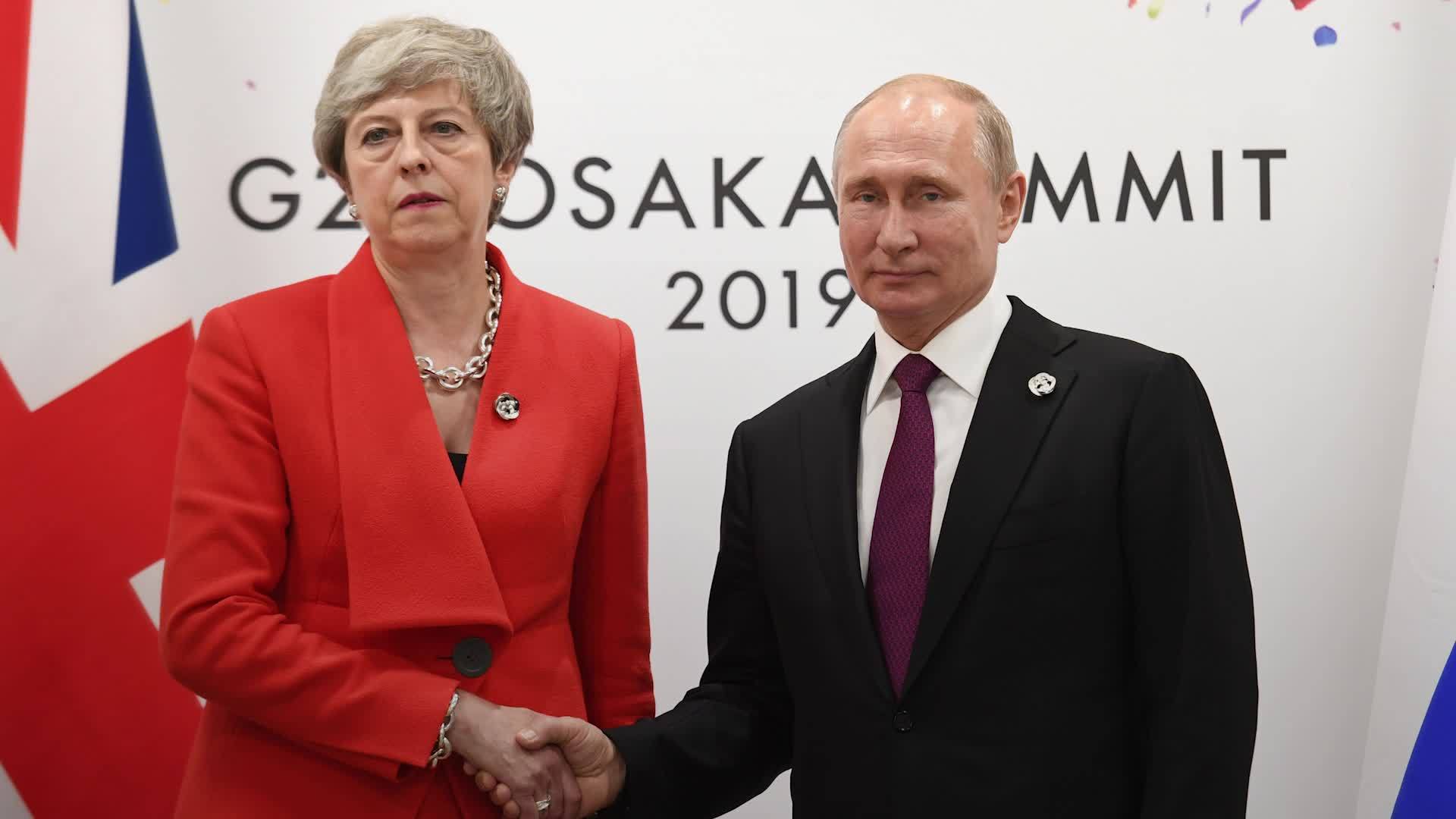 тереза мей владимир путин осака г-20