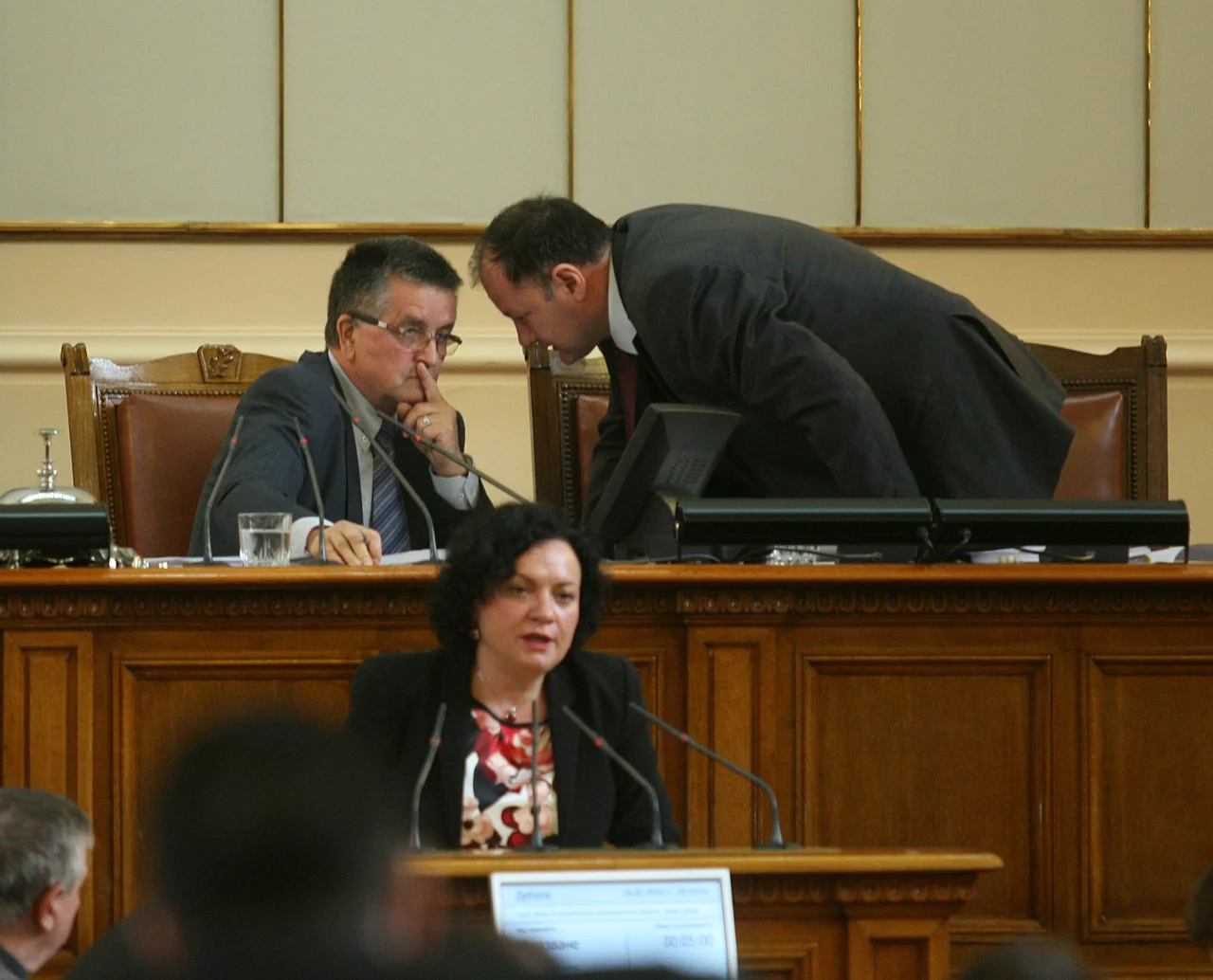 ПарламентМихаил Миков - председател на ПарламентаИвелина Василева