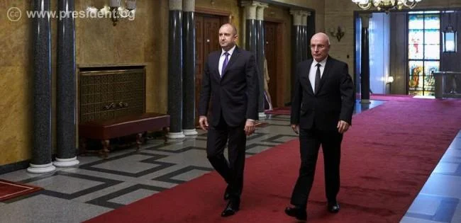 Румен Радев и Николай Неновски