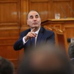 Парламент посещение на Антонио Таяни - председател на Европейския парламент Цветан Цветанов