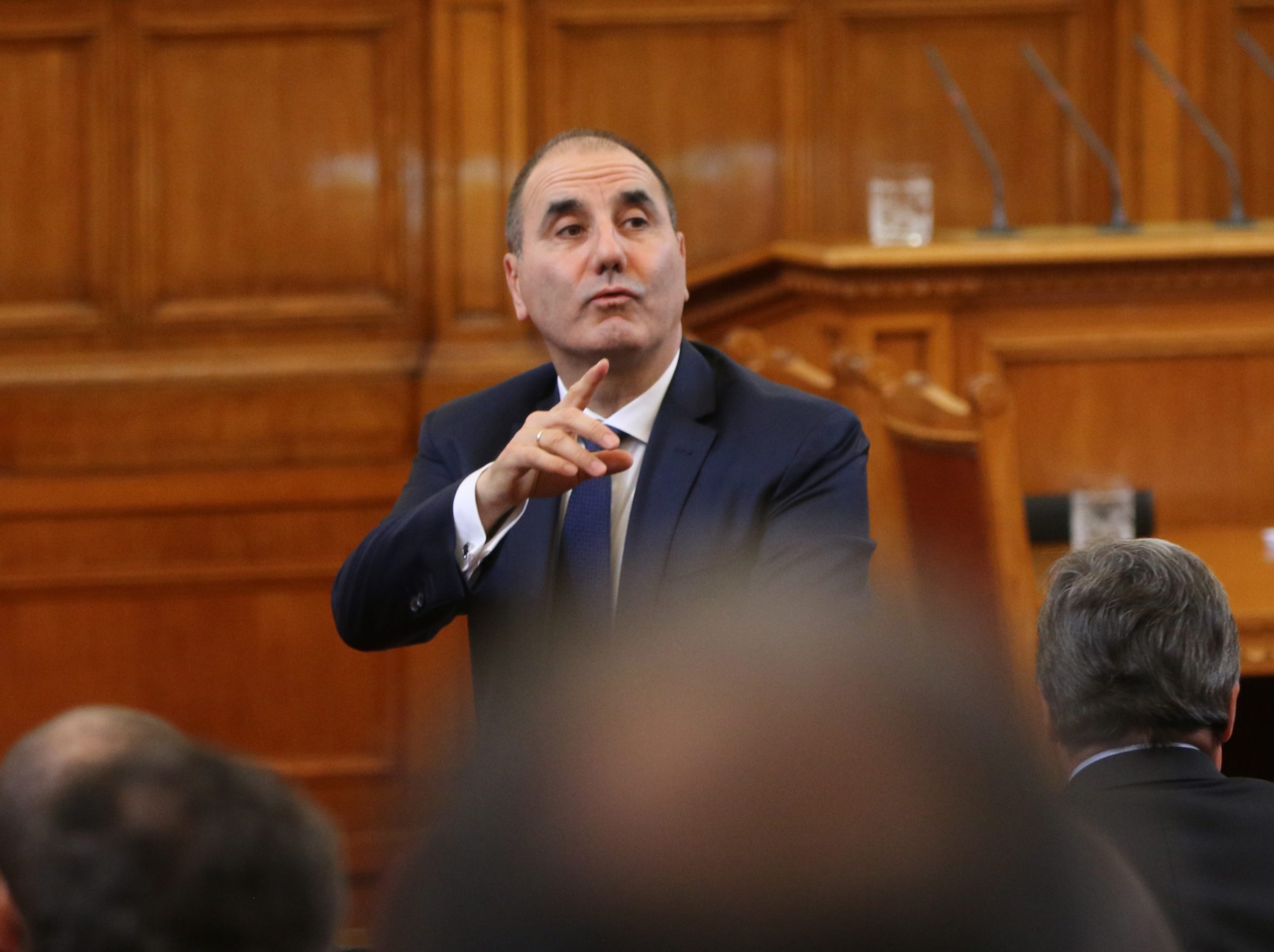 Парламент посещение на Антонио Таяни - председател на Европейския парламент Цветан Цветанов