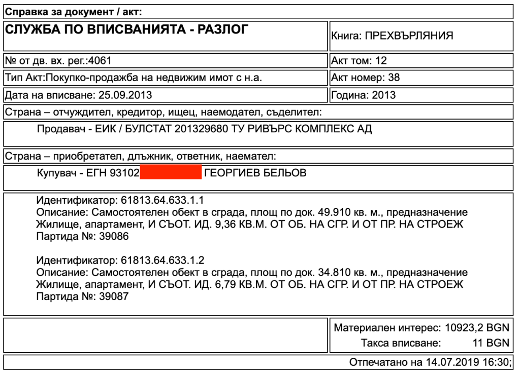 belyov apartamenti