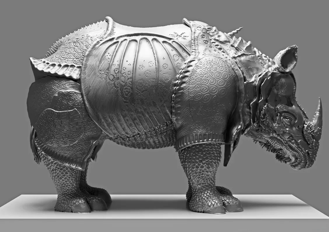 British Museum и Asprey Studio превръщат "Носорога" на Дюрер в сребърни скулптури с блокчейн произход