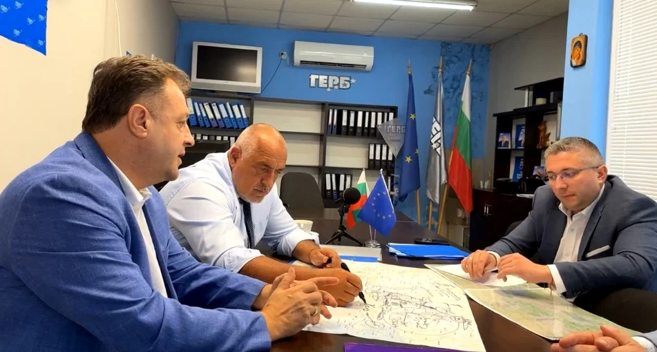 Бойко Борисов, безводие, карта