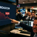 Акциите на Broadcom се сринаха с 14% след разочароващи резултати от AI бизнеса