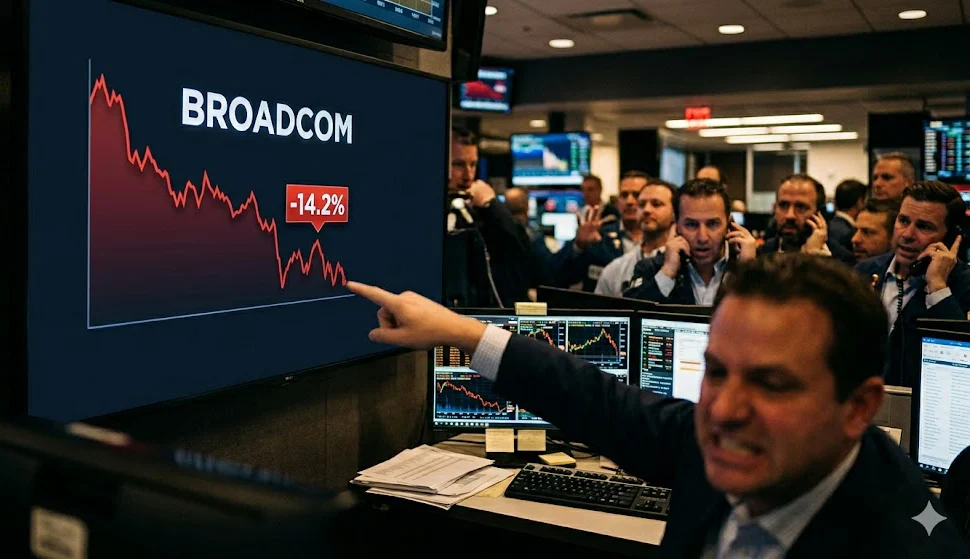 Акциите на Broadcom се сринаха с 14% след разочароващи резултати от AI бизнеса