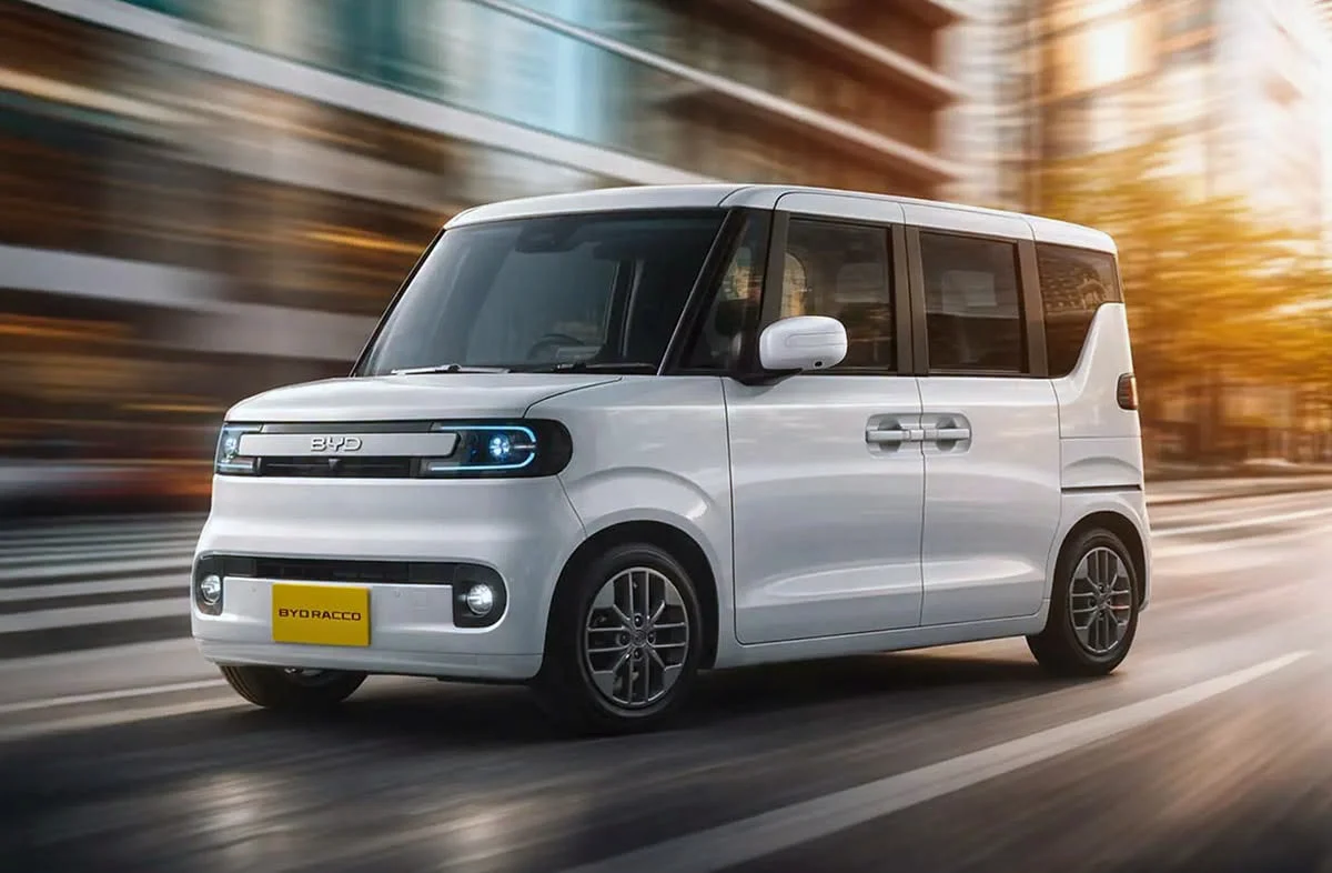 BYD атакува японския автомобилен пазар с първия си електрически kei автомобил Racco