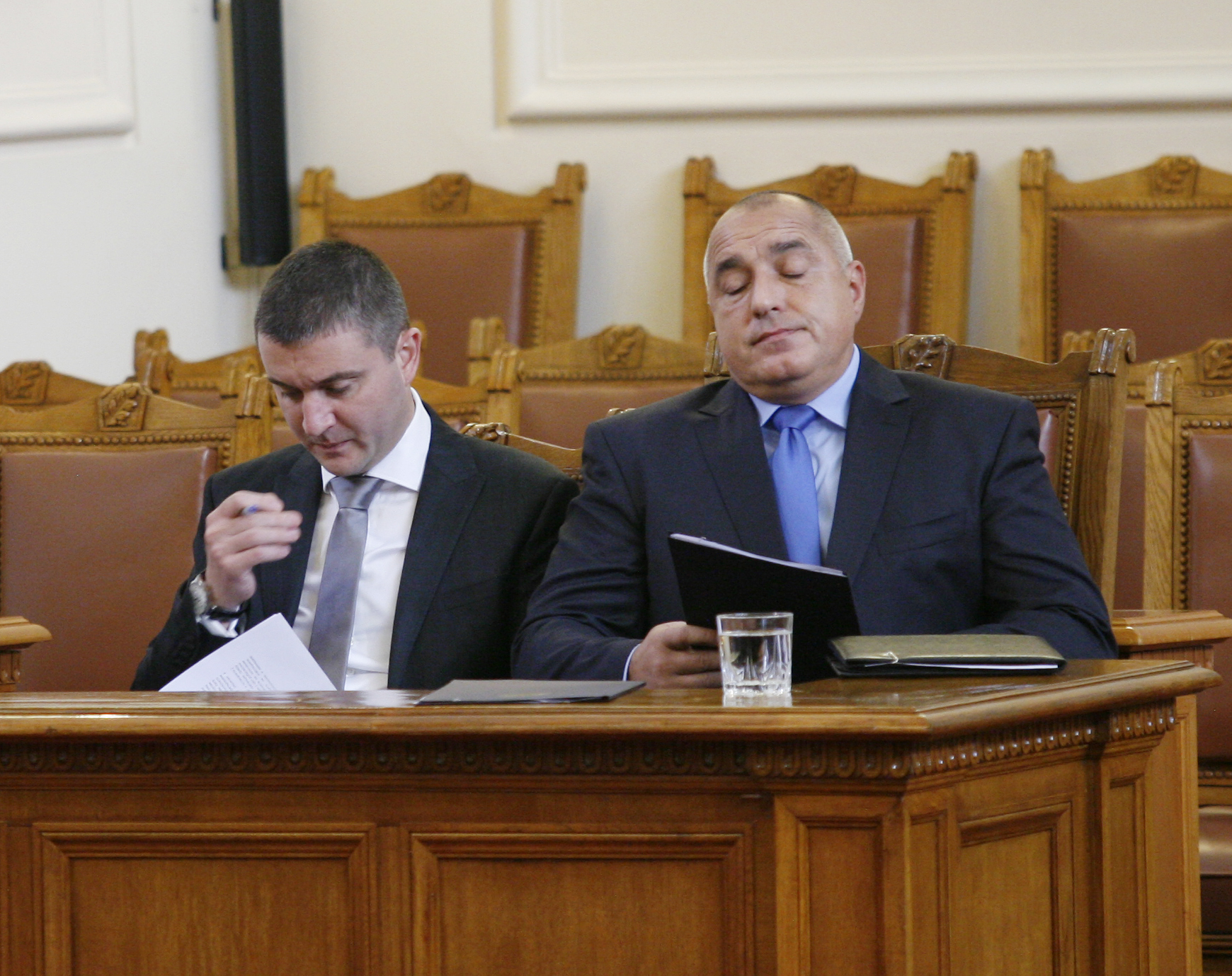 Парламент Бойко Борисов - министър-председател Владислав Горанов - министър на финансите