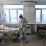 русия москва коронавирус болница пациент болен