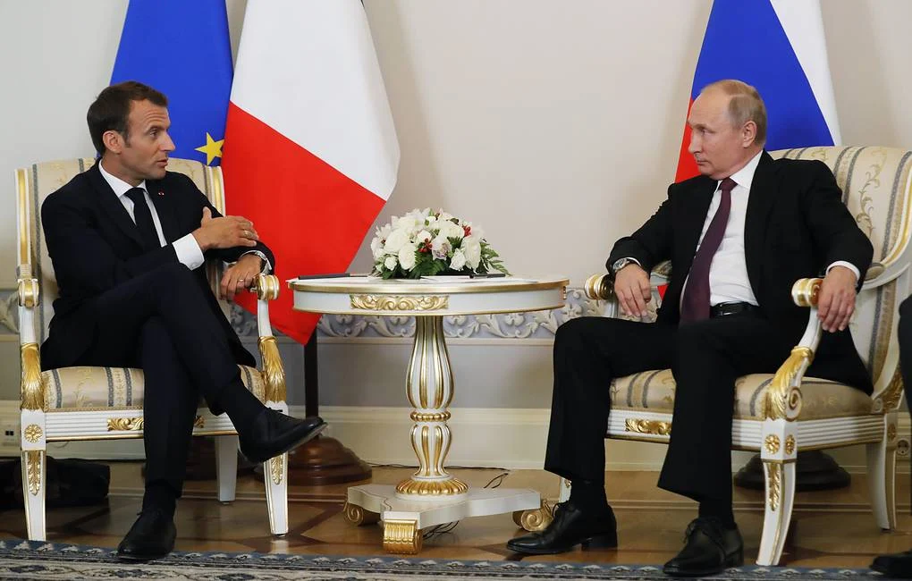 путин макрон (ТАСС)