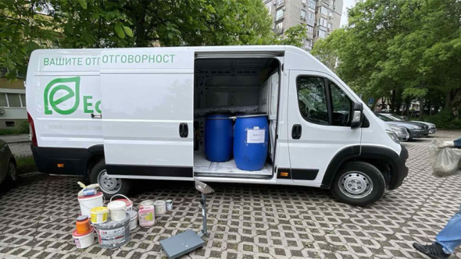 През 2025 г. Столичната община продължава събирането на опасни отпадъци от домакинствата