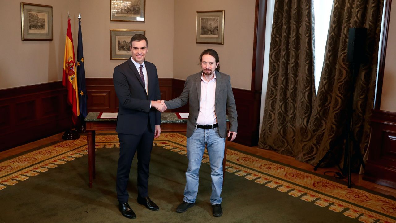 Педро Санчес Пабло Иглесиас