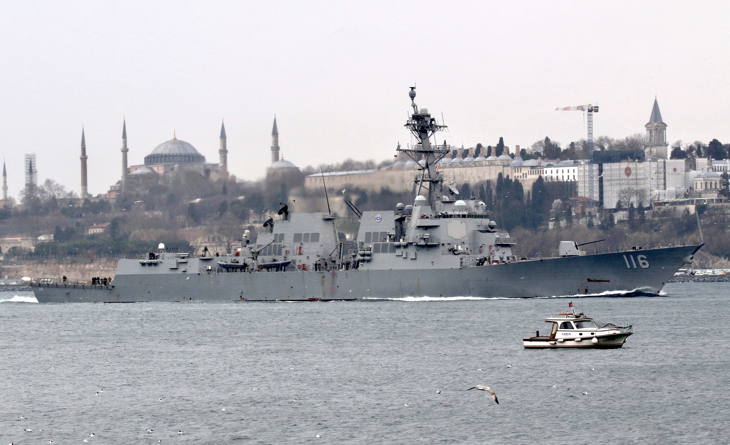 американски военен кораб сащ томас хъднър черно море босфор босфора (usni)
